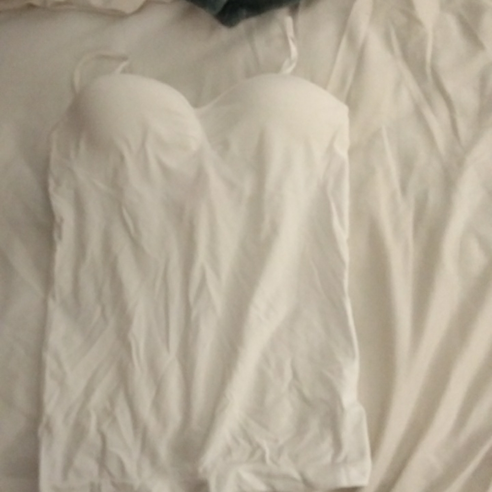 White tank top